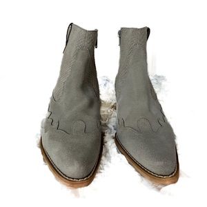 Matisse Daphne Tan Leather Western Ankle Boots 10M NWOT‎